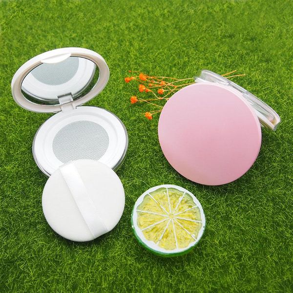 

storage bottles & jars 10/30pcs 3g empty plastic loose powder compact container case with sponge puff ,mirror and elasticated net sifter