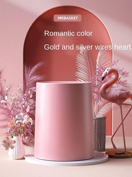 

waste bins garbage lovely girl heart nordic web celebrity, small bedroom pink fashion belt between building household paper basket