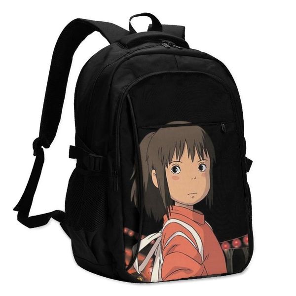 

backpack spirited away backpacks durable basic charging usb campus tourist bags