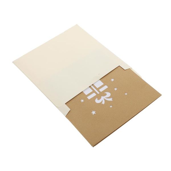 

greeting cards 1pc christmas 3d delicate fireplace creative gift for