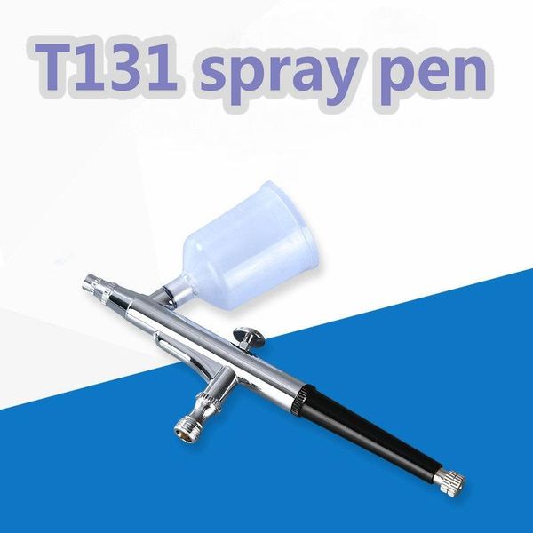 

professional spray guns t131 airbrush spraying tool for nail art makeup painting apparatus double pot pneumatic