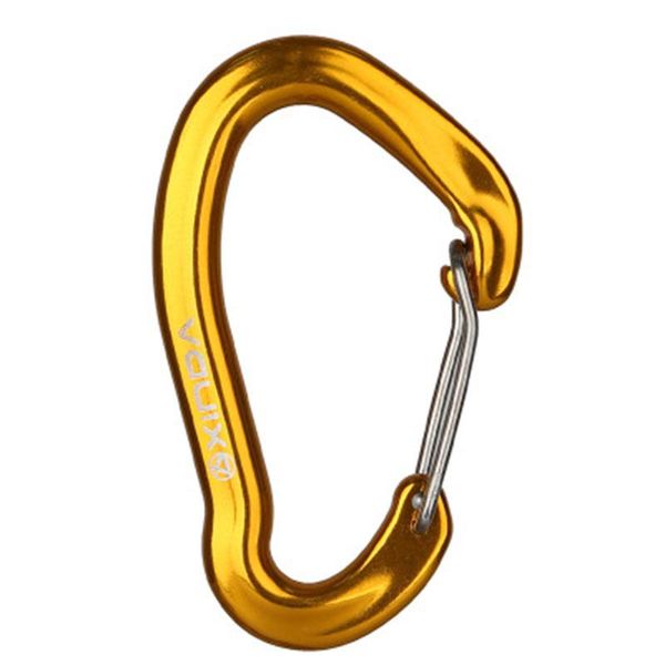 

cords, slings and webbing carabiners outdoor climbing d shape 16kn aluminum key chain buckles safety quickdraws multifunctional sports equip
