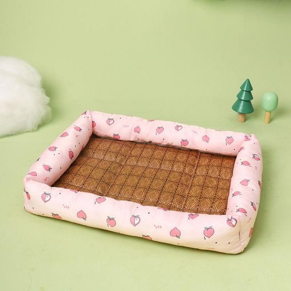 

cat beds & furniture bed cooling summer pet dog breathable dogs blanket washable keeping cool sleeping mat accessories