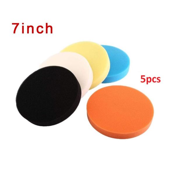 

care products for compound buffing sponge pads 5pcs car kit polished finish supplies