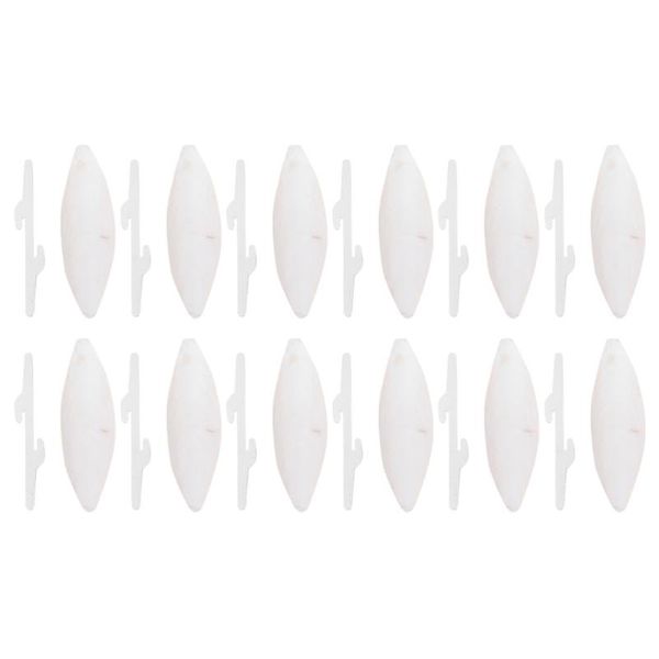 

cat toys 12pcs pet grinding cuttlefish bone teeth chew with 12 hooks buckle