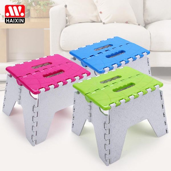 

portable folding chair plastic bench outdoor shrinking stool camping fishing children camp furniture
