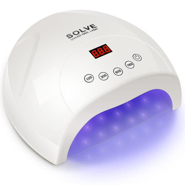 

nail lamp, solve portable 48w led gel light dryer with 4 timer setting, senor for nails art tools dryers