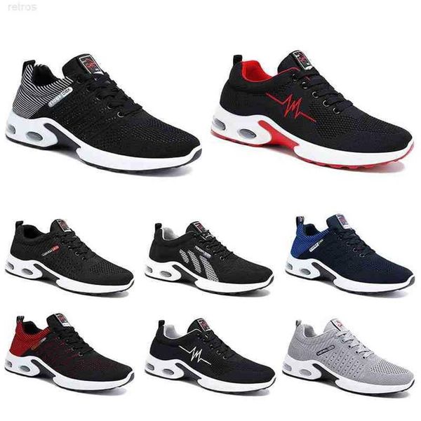 

mens running shoes color dark blue black red grey fashion breathable trainer sport sneakers size 39-44a42