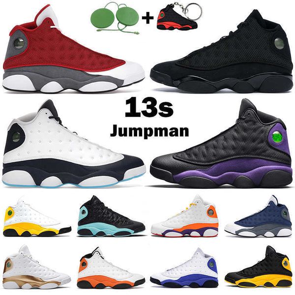 

men women basketball shoes jumpman 13s 13 obsidian court purple red flint black hyper royal cat starfish defining moment chicago playground1
