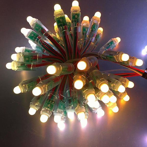 

12mm ws2811 led pixel module,ip67,dc5v input;full color,50pcs a string modules