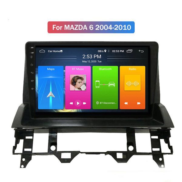 

play high-definition 2 din 9 inch car dvd player for mazda 6 2004-2010