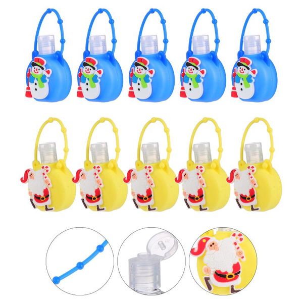 

storage bottles & jars 10 pcs christmas style hand washing liquid bottle portable empty