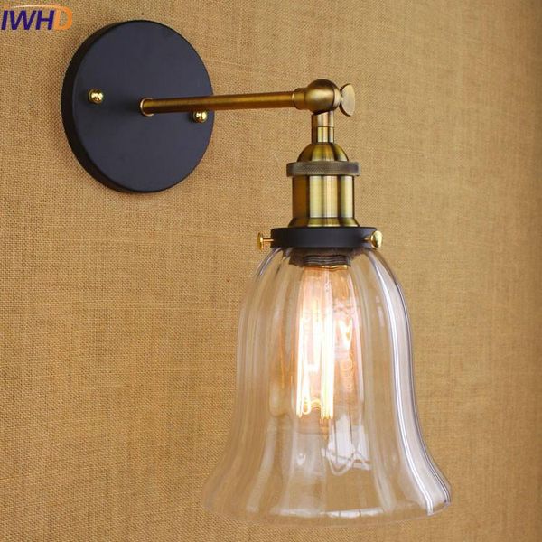 

wall lamp iwhd loft industrial vintage led retro glass iron sconce edison light wandlamp luminaire lighting stairs