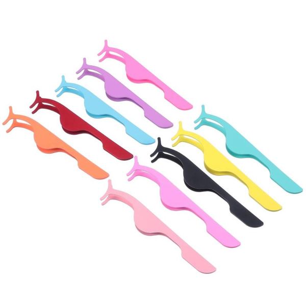 

eyelash curler 20pcs extension tweezers remover applicator clip