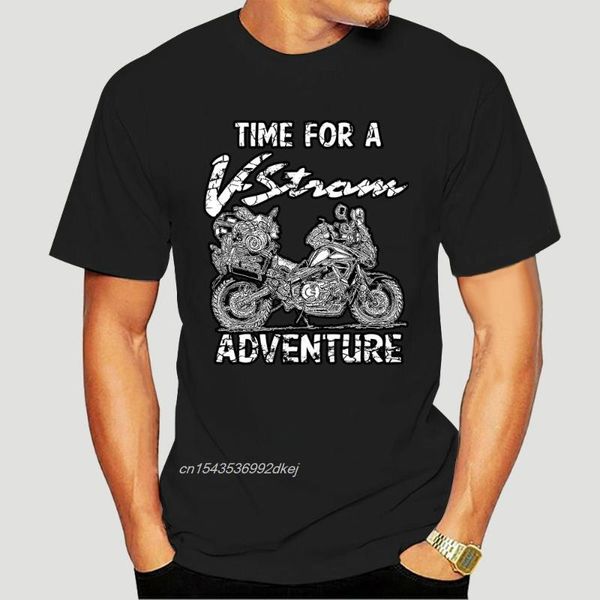 

men's t-shirts suz dl1000 dl 650 v strom vstrom adventure motorcycle motorrad fans t shirt 2021 fashion tee 4039a, White;black