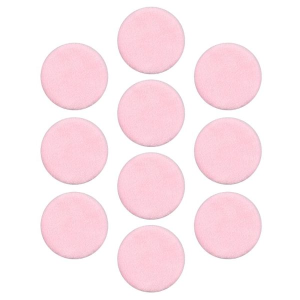 

sponges, applicators & cotton lurrose 10pcs round makeup blending powder puff sponges with ribbon for cosmetic foundation 60 x 7mm )