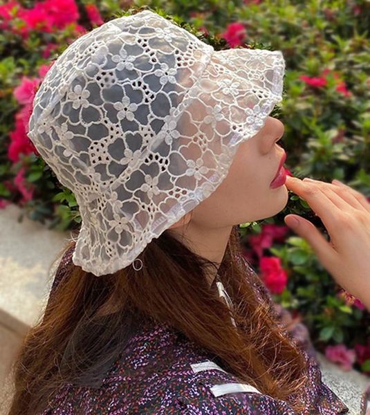 

wide brim hats women's lace hat, for women, soft, with flowers, broad brim, sun shop, summer, 2021 hat, Blue;gray