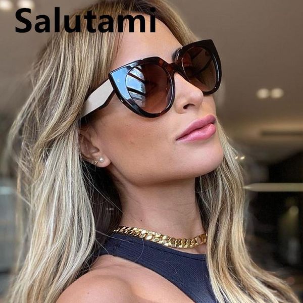 

sunglasses 2021 fahsion double colors frame cat eye for women vintage square sun glasses female elegant shades, White;black