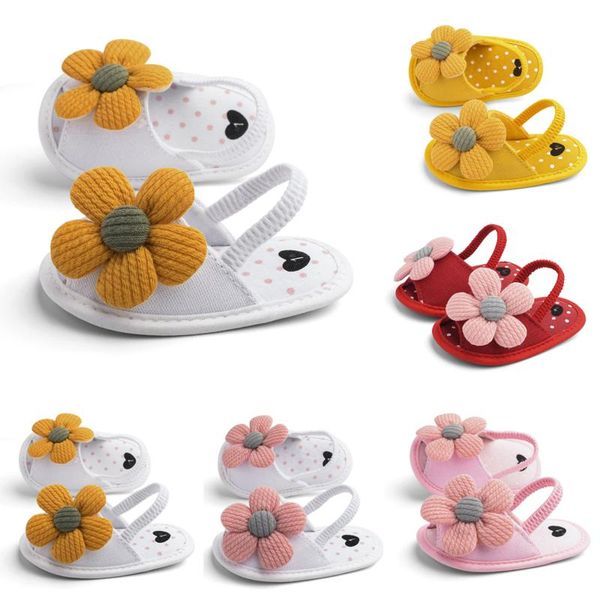

children summer sandals children's leisure sun flower baby soft sole toddler shoes princess beach first walkers