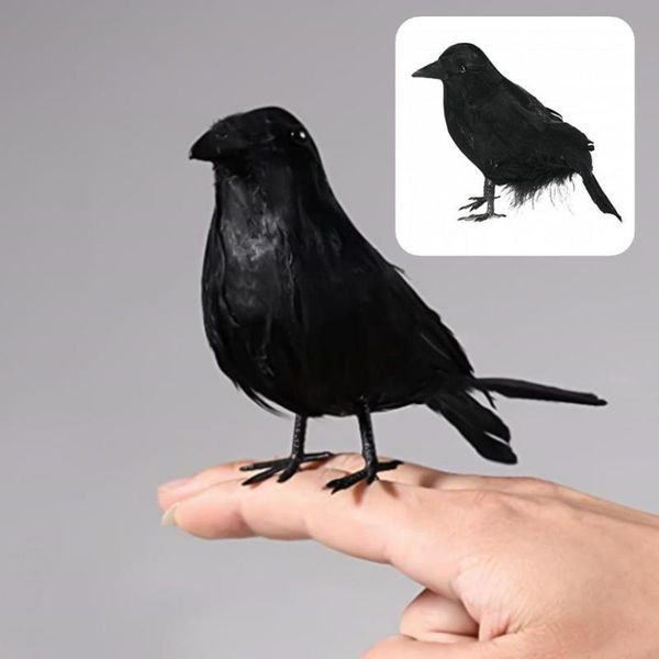 

party hats great fake crow ornaments pography supplies simulation feather no odor