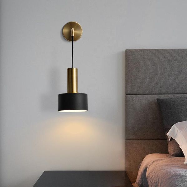 

wall lamp bedroom bedside nordic minimalist living room creative modern light luxury aisle balcony