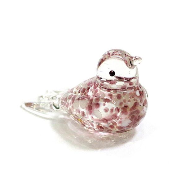 

decorative objects & figurines mini handmade glass bird cute vivid animal craft ornaments year gifts for kids home fairy garden decor access