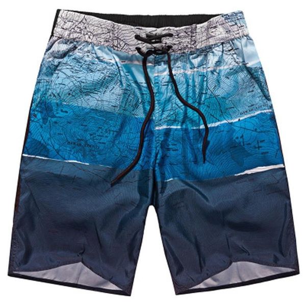 

beach shorts summer print straight loose swimming casual quick drying short men pants multicolor m-6xl men's, White;black