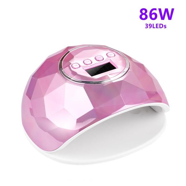 

nail dryers 86w dryer 39pcs led uv lamp for drying manicure machine quick dry professional art salon tools