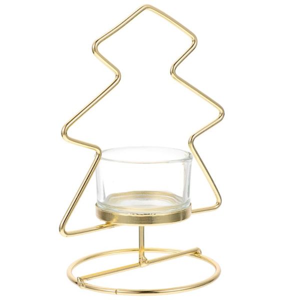 

mats & pads 1pc golden wrought iron candle holder ornaments cup