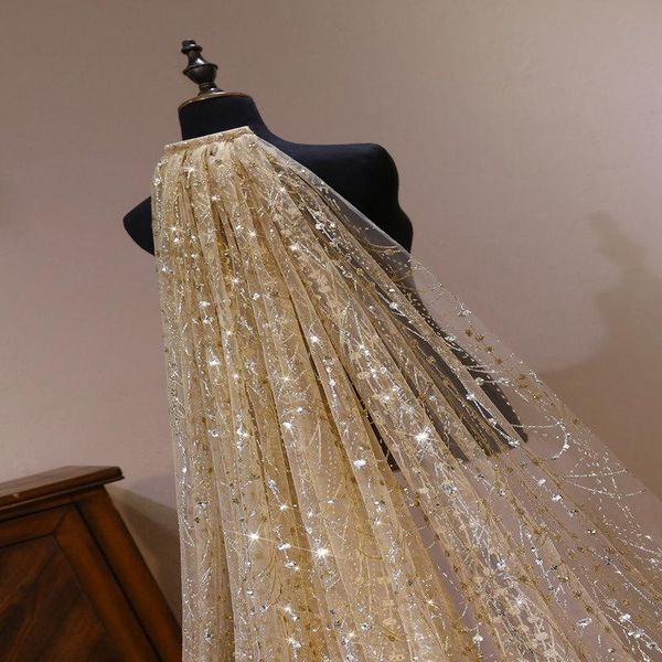 

bridal veils gold elegant tulle wedding veil cathedra accessories, Black