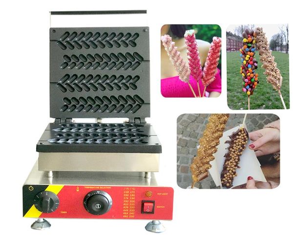 

bread makers commercial 110v/220v ce approved 4 pcs lolly waffle maker machine egg stick baker christmas tree mac