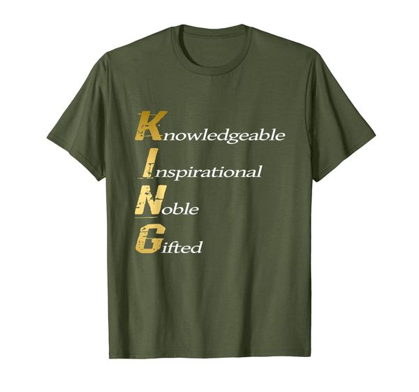 

black consciousness lives pride king noble gifted t-shirt, White;black