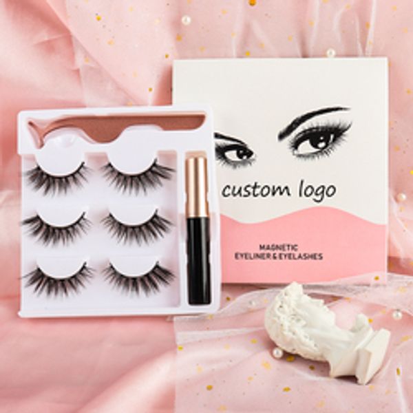 

private label 3d mink lashes magnet eyeliner eye liner for magnetic eyelashes