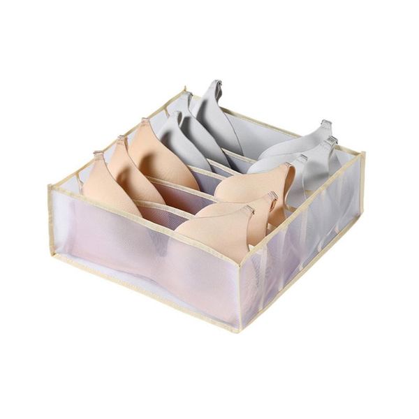 

storage drawers 6,7,11 grids bra organizer foldable drawer box dormitory closet for home underwear socks separated