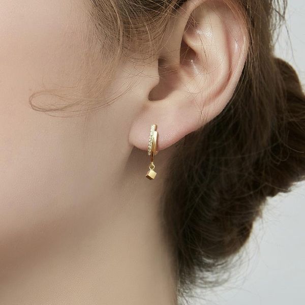

hoop & huggie exquisite earrings, fashionable fashion, Golden;silver