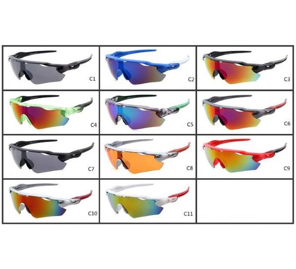 

summer brand fashion sunglasses man sports eyewear women eye 11 colors ra dar bicycle glass travel glasses a+++ y025