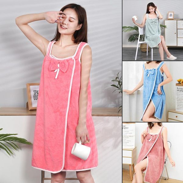 

towel women's corals fleece bathrobe light button design water absorption breathable extra large bath wrap myding