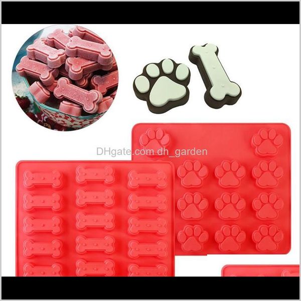 Mallen Bakvormen Keuken, Eetkamer Bar Huis Tuin Drop Delivery 2021 Food Grade IJsblokjesbakjes Koeler Puppy Paw Bone Rocket Cake Pan Sile Tre