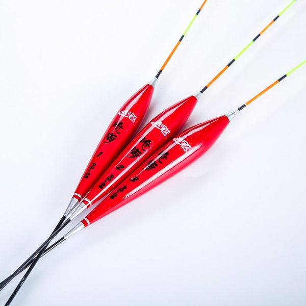 

color 3pcs/lots protective package fish float wood fishing tackle tools tank flotteur peche accessories