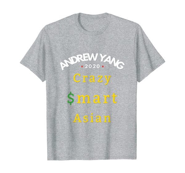 

Andrew Yang Crazy Smart Asian Math Election Tee Shirt, Mainly pictures