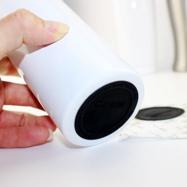 

non-slip rubber bottom tumbler coasters for 20oz/600ml straight sublimation skinny tumbler pvc silicone cup mat