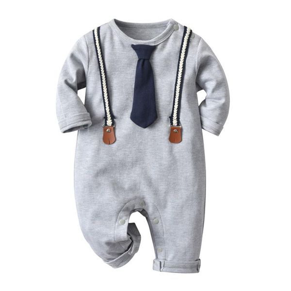 

rompers born baby boys romper long-sleeve solid color jumpsuit clothes outfits boy girl winter autumn overalls, Blue