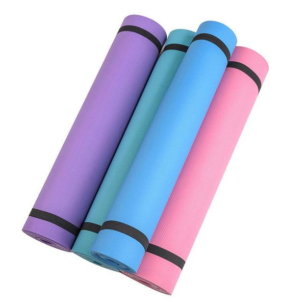 

1pc eva comfort foam yoga mats fitness three parts environmental tasteless gym exercise