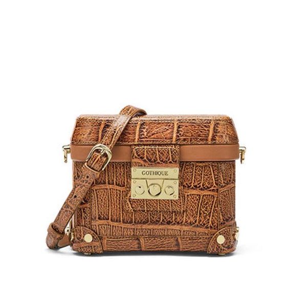 

evening bags gete import america alligator skin female flap women crocodile bag classical single shoulder