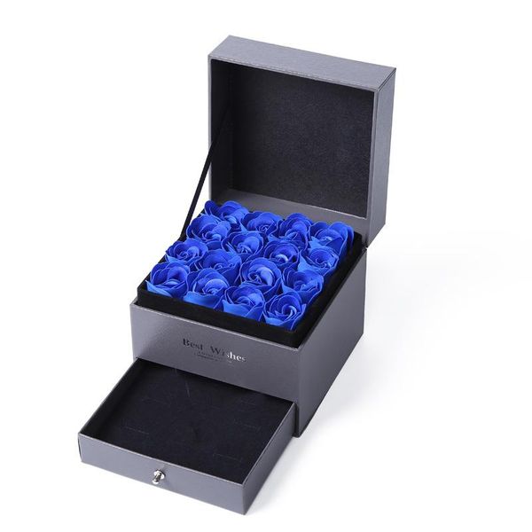 

jewelry necklace special gift box double drawer soap flower holiday christmas practical storage boxes & bins