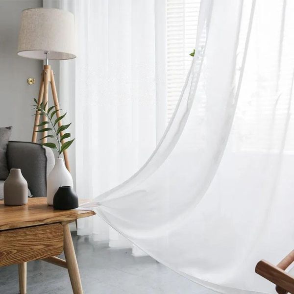 

curtain & drapes pure white tulle curtains, curtains for bedroom,window decoration, modern organza tulle, translucent curtains,high quality
