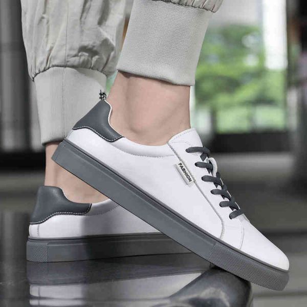 

dress shoes fashion 2021 summer sneakers men low-lace-up casual white light training lover's jogging off ou34, Black