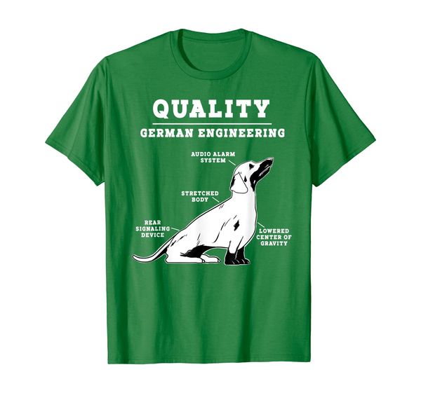 

Quality German Engineering - Funny Dachshund Dog T-Shirt, Mainly pictures