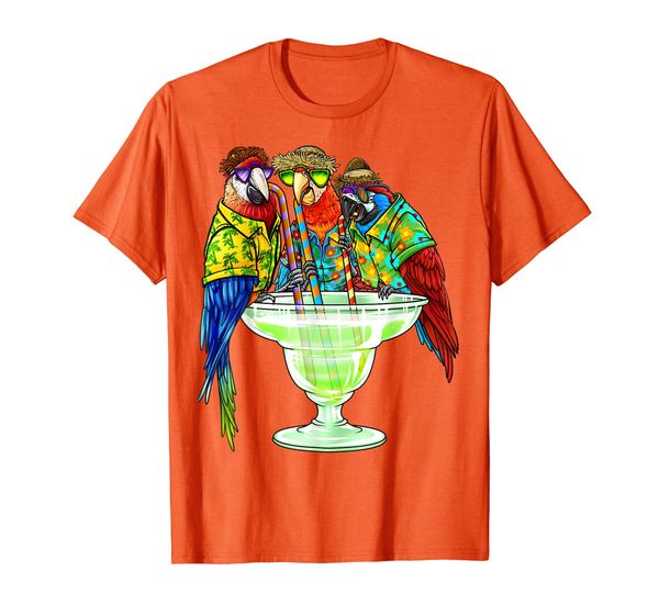 

Parrots Drinking Margarita Hawaiian Shirt Vacation Birds T-Shirt, Mainly pictures