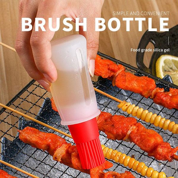 

tools & accessories high temperature resistant silicone bottle brush barbecue oil kitchen household baking tool